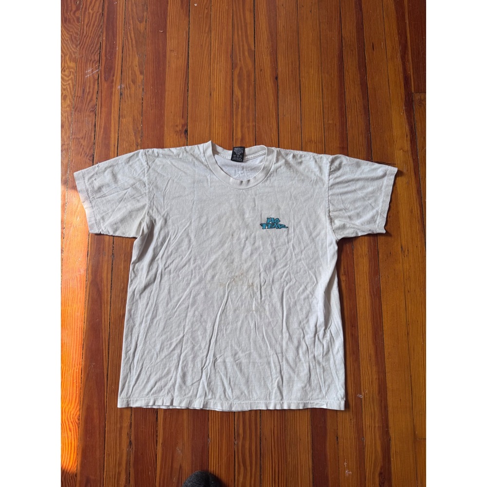 Vintage No Fear Losing Is Very Bad Graphic T-Shirt White Mens Large 90s Skate